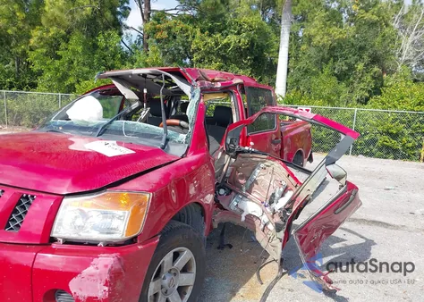 2008 Nissan Titan Se/Xe из США, поврежденный, VIN 1N6BA07D58N339699